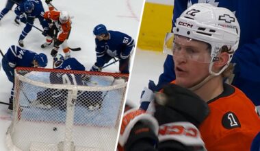 Watch Christian Dvorak score goal for Flyers against Maple Leafs – NBC Sports Philadelphia