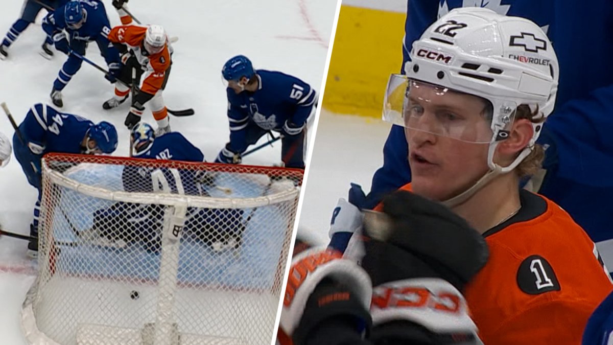 Watch Christian Dvorak score goal for Flyers against Maple Leafs – NBC Sports Philadelphia