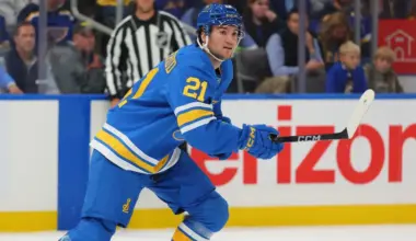 Jimmy Snuggerud of the St. Louis Blues