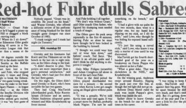 Looking at when the Oilers last won their division in 1986-87