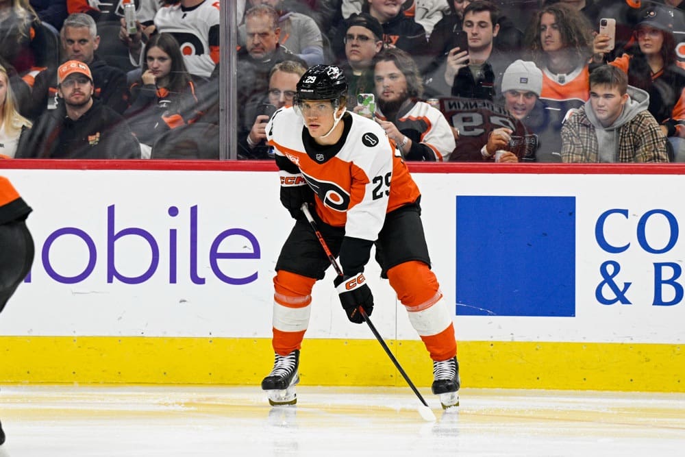 Flyers Young Winger Misses Practice with Injury; Status for Thursday in Question