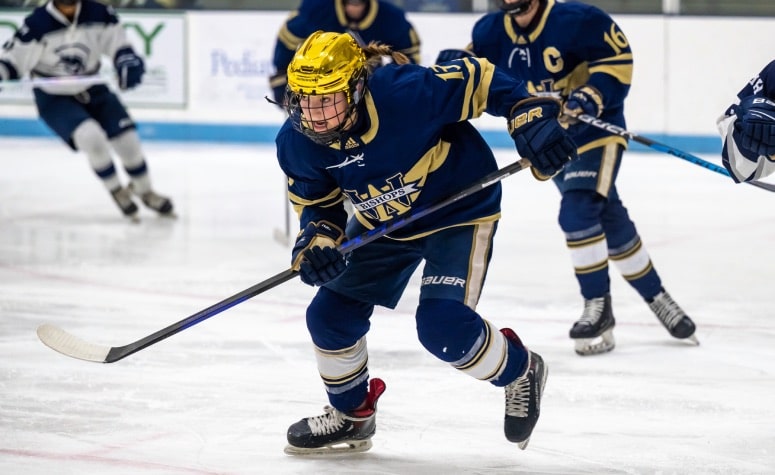 Izzy O'Brien is a dynamic offensive threat for Archbishop Williams. (Patrick Donnelly/NEHJ)