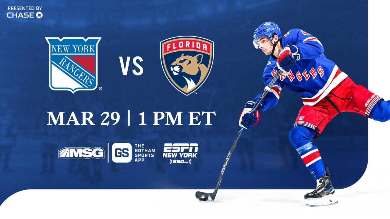 Rangers vs. Panthers: Pregame Notes