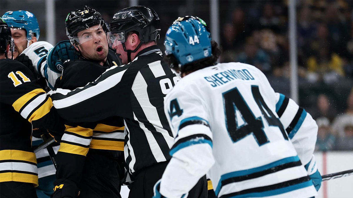 Kiefer Sherwood has plea for NHL after ‘dirty’ Charlie McAvoy hit – NBC Sports Bay Area & California
