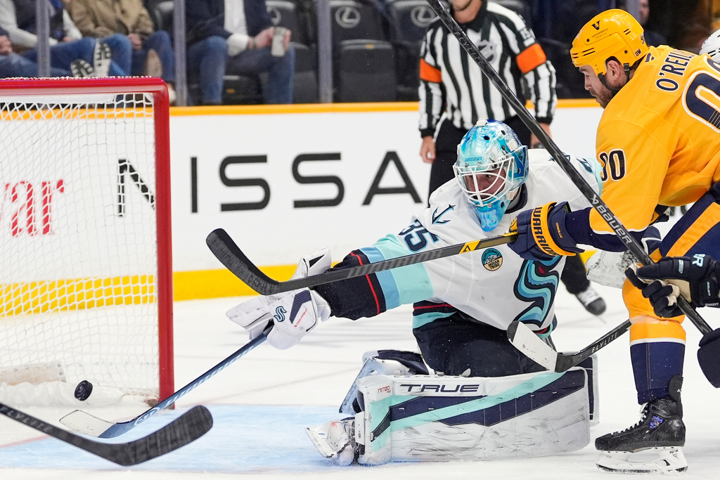 Kraken’s playoff hopes take a hit with loss to Predators