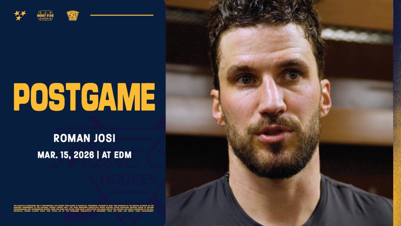 Postgame: Roman Josi | Nashville Predators