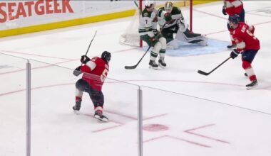 MIN@FLA: Ekblad with a Goal vs. Minnesota Wild