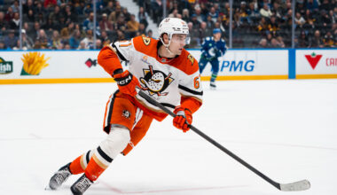 Ducks’ Cutter Gauthier Suffers Upper-Body Injury