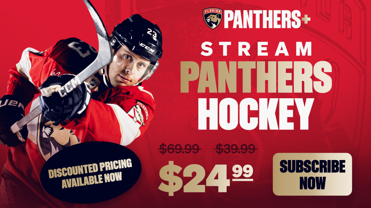 Panthers Plus ‘Quarter Season Pass’ Available for Remainder of 2025-26 Season