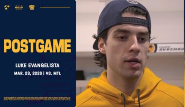 Postgame: Luke Evangelista | Nashville Predators
