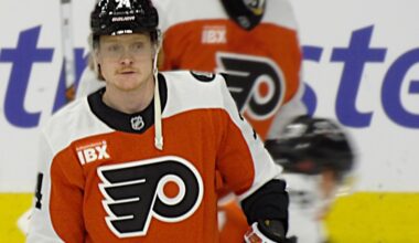 Tippett’s Been a Monster – Tired Flyers Outlast Wild ► FLYERS NITTY GRITTY