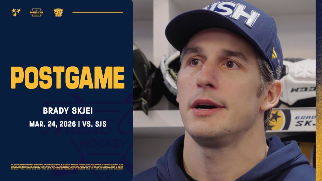 Postgame: Brady Skjei | Nashville Predators