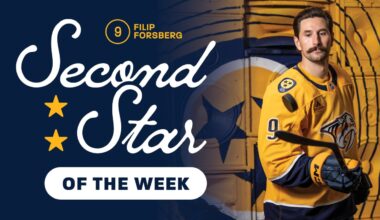 Forsberg Named NHL's Second Star of the Week