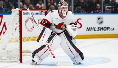 Senators Goalie Reimer Shuts Out Canucks in 2-0 Victory