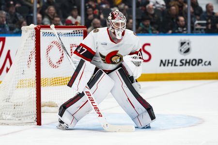 Senators Goalie Reimer Shuts Out Canucks in 2-0 Victory