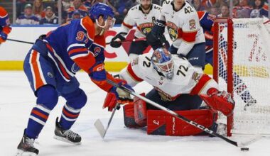 Panthers Shut Out Oilers 4-0 in Stanley Cup Final Rematch