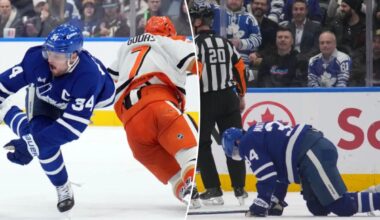 Maple Leafs' Auston Matthews done for season after 'dirty play'