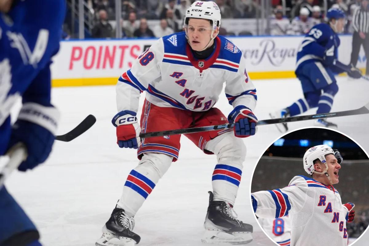 High-energy Adam Sykora makes Rangers debut