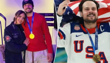 Auston Matthews, girlfriend go public after USA Olympics triumph