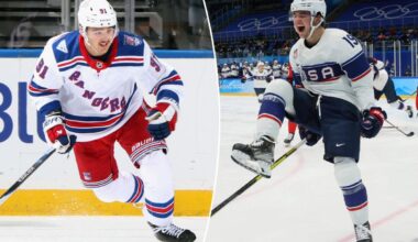 Rangers prospect Brendan Brisson on call-up, Team USA gold