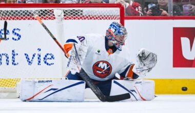 Patrick Roy playing coy with Islanders' goalie decision heading into key game vs. Blue Jackets