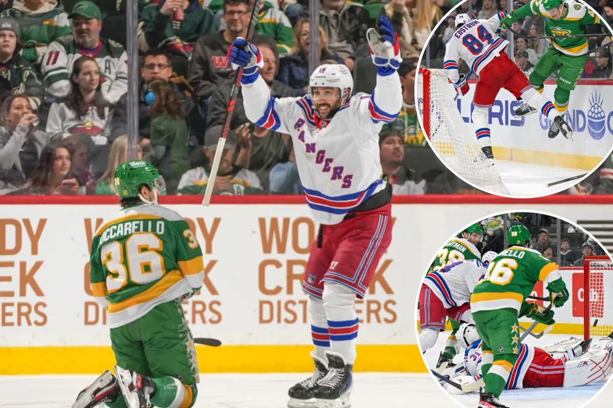 Rangers' strong play continues against Wild as winning streak continues