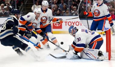 Islanders nip Blue Jackets in overtime to maintain playoff positioning