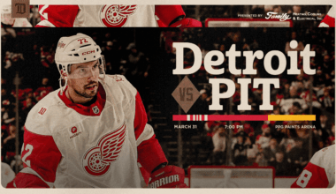 PREVIEW: Red Wings take their playoff push on the road, begin three-game swing Tuesday versus Penguins