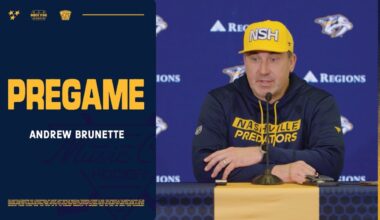 Pregame: Andrew Brunette | Nashville Predators