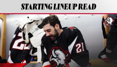 Starting Lineup Read | Buffalo Sabres