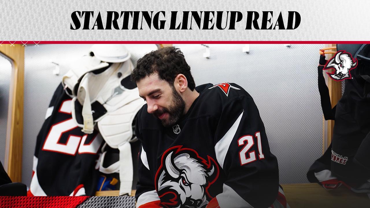 Starting Lineup Read | Buffalo Sabres