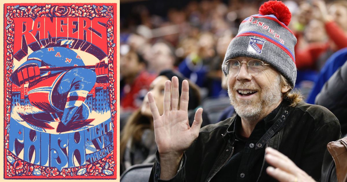 New York Rangers Announce Inaugural Phish Night With Exclusive Poster
