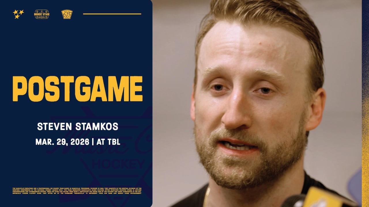Postgame: Steven Stamkos | Nashville Predators