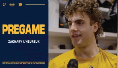 Pregame: Zachary L’Heureux | Nashville Predators