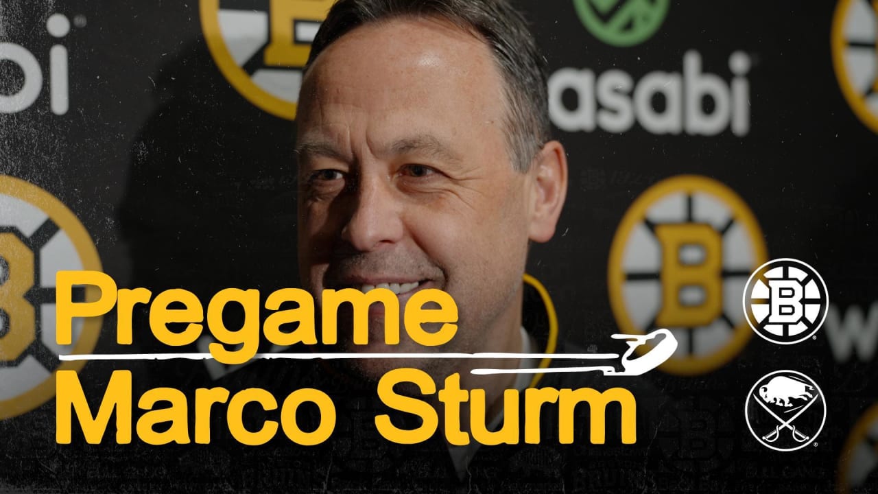 Press Room: Marco Sturm | Boston Bruins