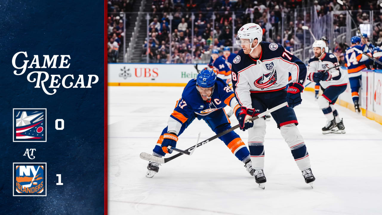 Islanders end Blue Jackets' 12-game point streak