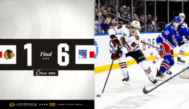 RECAP: Blackhawks Drop Road Game to Rangers