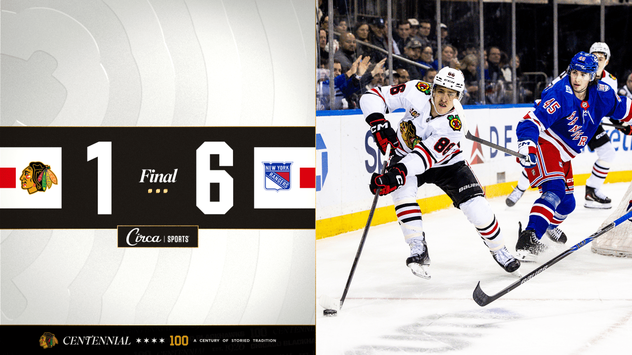 RECAP: Blackhawks Drop Road Game to Rangers