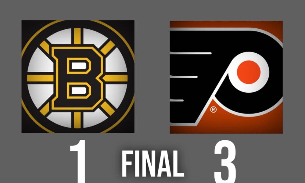 Flyers Outlast Bruins in Goaltender Duel, Win 3-1 on Saturday