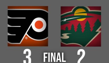 Flyers Comeback Win Earns Two Big Points vs. Wild on Thurdsay