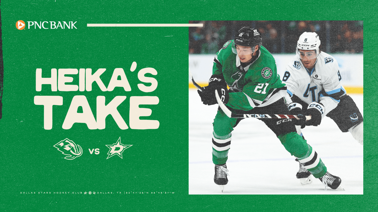 Heika’s Take: Stars focused on resetting quickly after streaks end in 6-3 loss to Mammoth