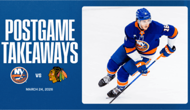 Takeaways: Islanders Drop 4-3 Contest to Chicago
