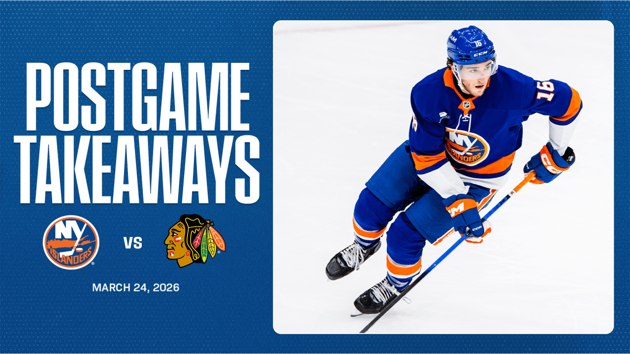 Takeaways: Islanders Drop 4-3 Contest to Chicago