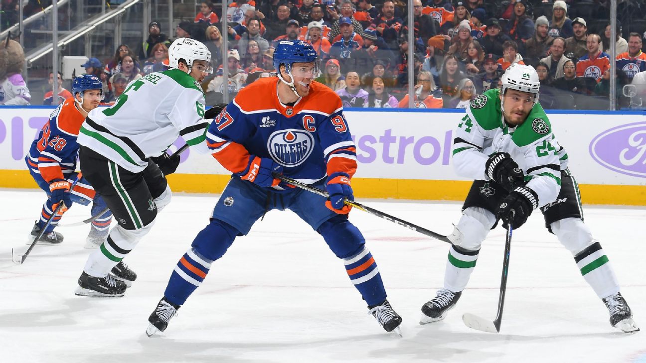 NHL playoff watch: Stars-Oilers a conference finals preview?