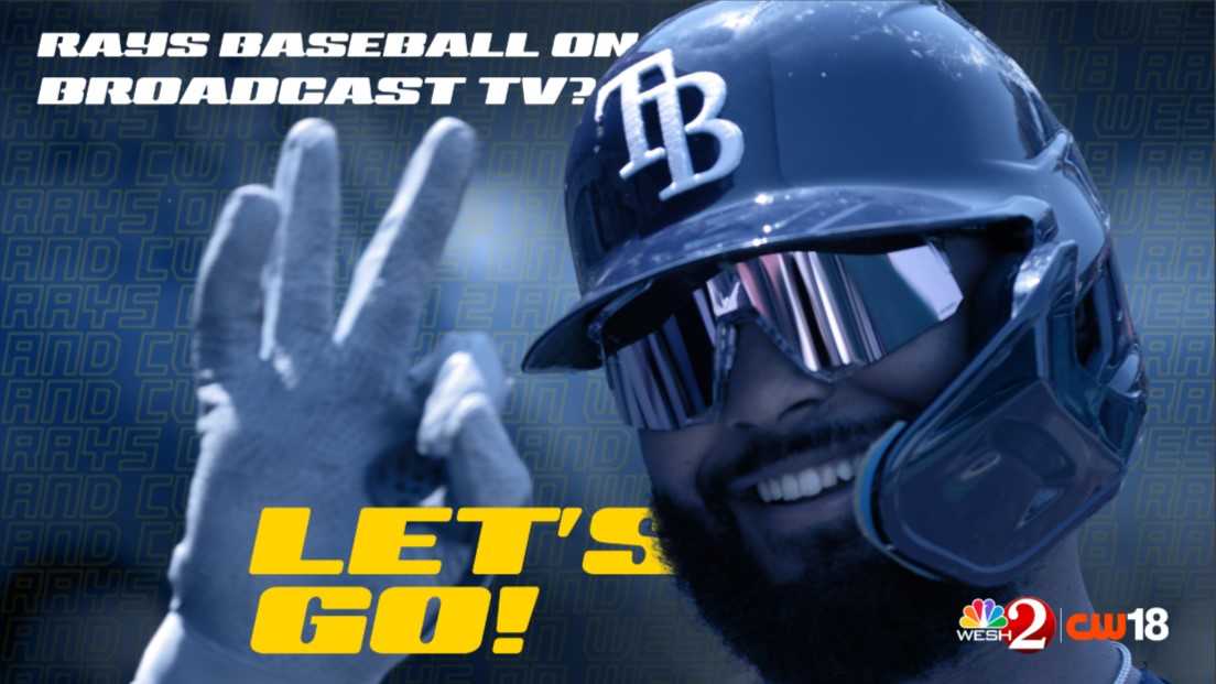 Some Tampa Bay Rays games to air on WESH 2, CW18