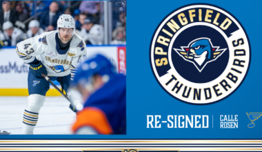Springfield Thunderbirds | Blues Re-Sign D Calle Rosen to 2-Year,…
