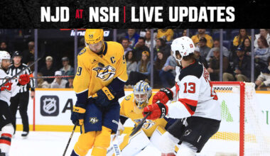 LIVE UPDATES: Devils at Predators