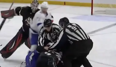 Scène effrayante: Brandon Hagel frappe Rasmus Dahlin comme un punching bag