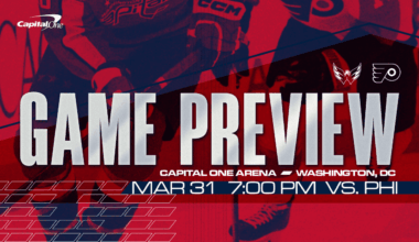 Caps Come Home to Host Philly