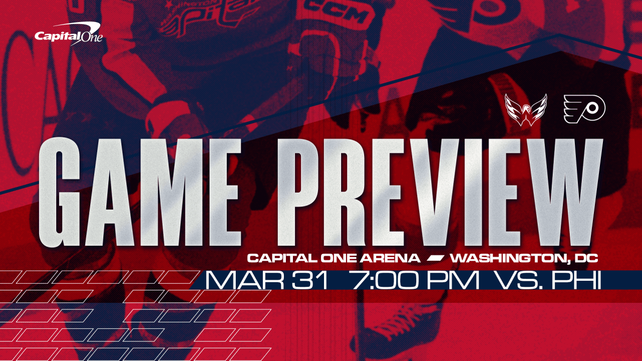 Caps Come Home to Host Philly